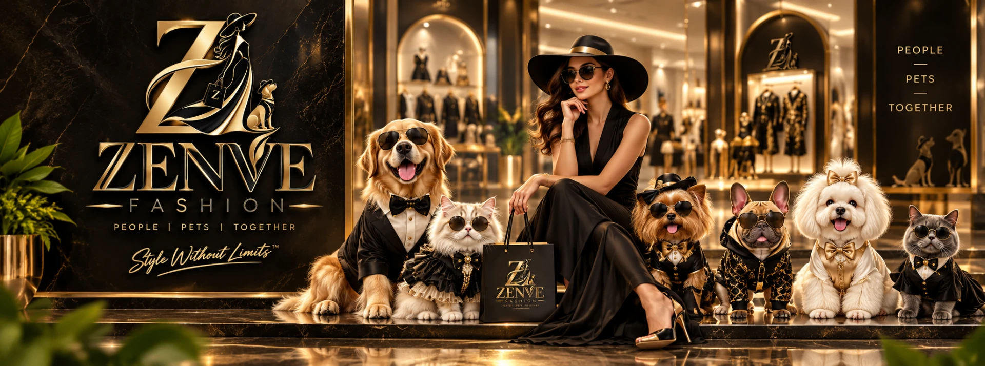 Zenve Fashion — luxury people and pet couture