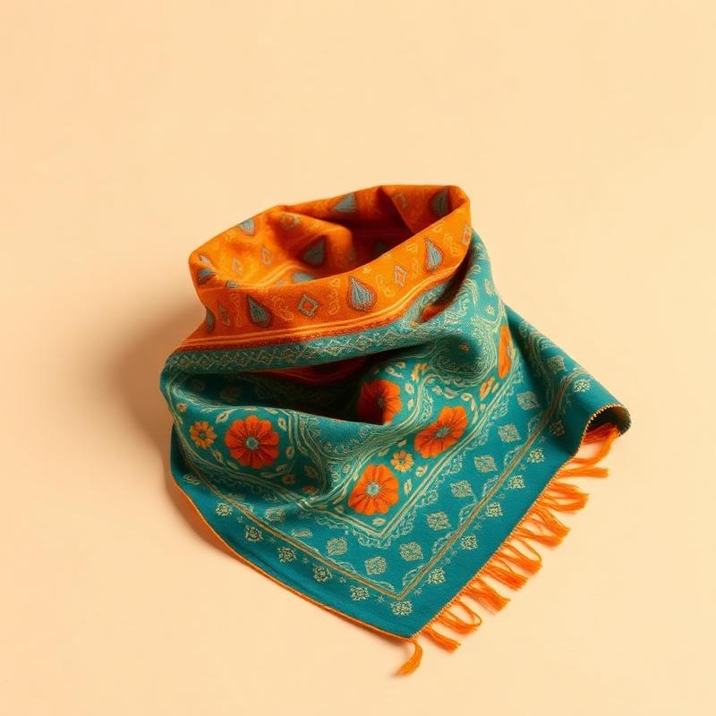 Anaya Silk Bandana · Marigold